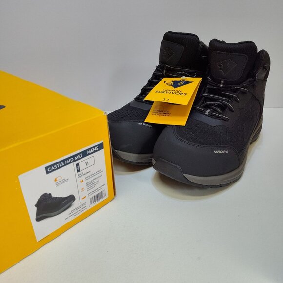 Herman Survivors Castle Carbon Safety Toe Men's 11 Work Shoes ASTM F2413-18 NIB - Picture 1 of 14